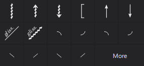Arpeggios and Glissandi palette
